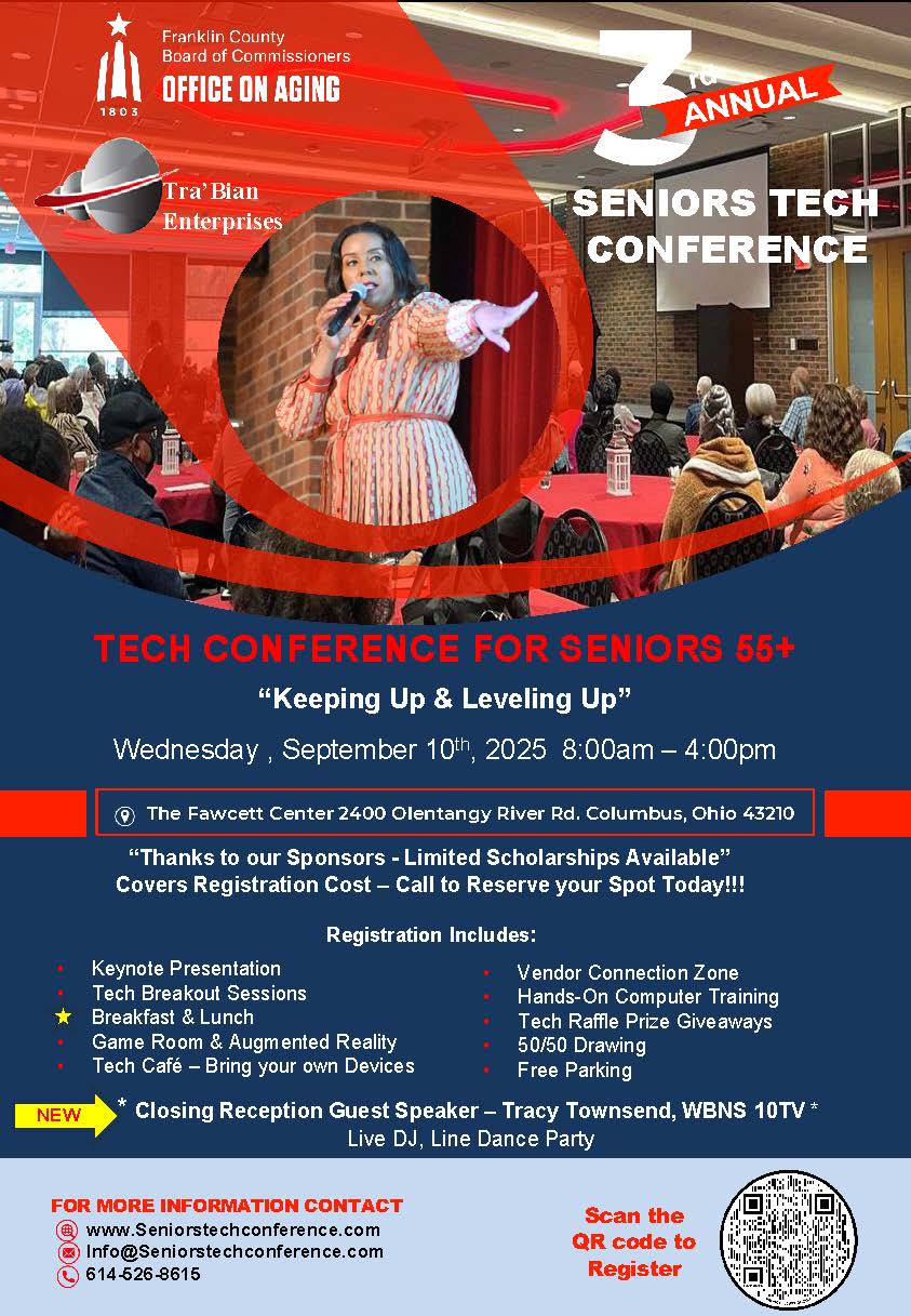 Offical Seniors Tech Conference Flyer 2025 V2. Offical Seniors Tech Conference Flyer 2025 V2.